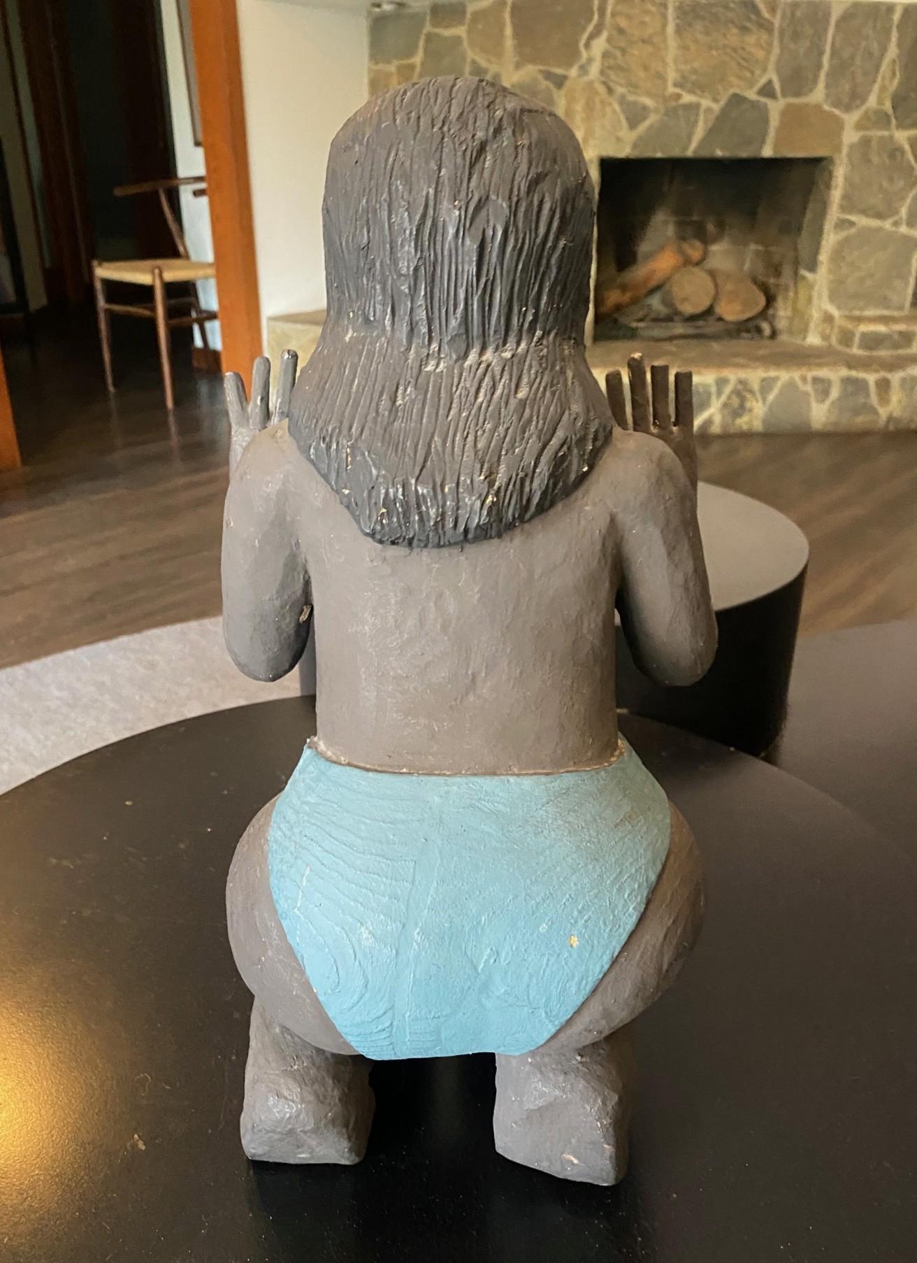 Sculpture d'art populaire cubain signée Saturnino Portuonda Pucho Odio en vente 6