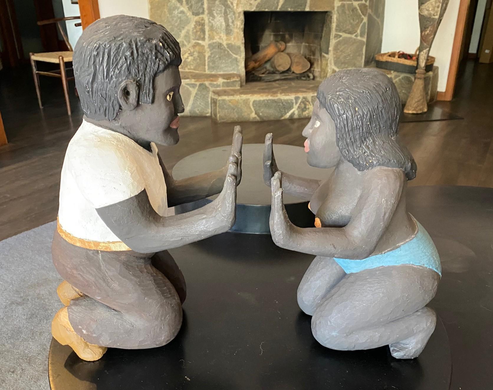 Sculpture d'art populaire cubain signée Saturnino Portuonda Pucho Odio en vente 10