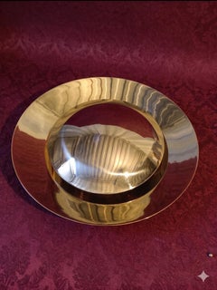 SATURNO - applique grande in ottone, nichel e cromo - di Design/One
