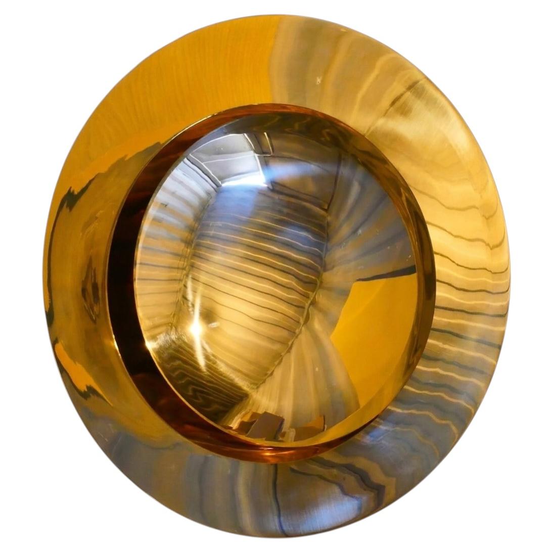 SATURNO - big wall sconce in brass, nickel and chrome - by Candas Design