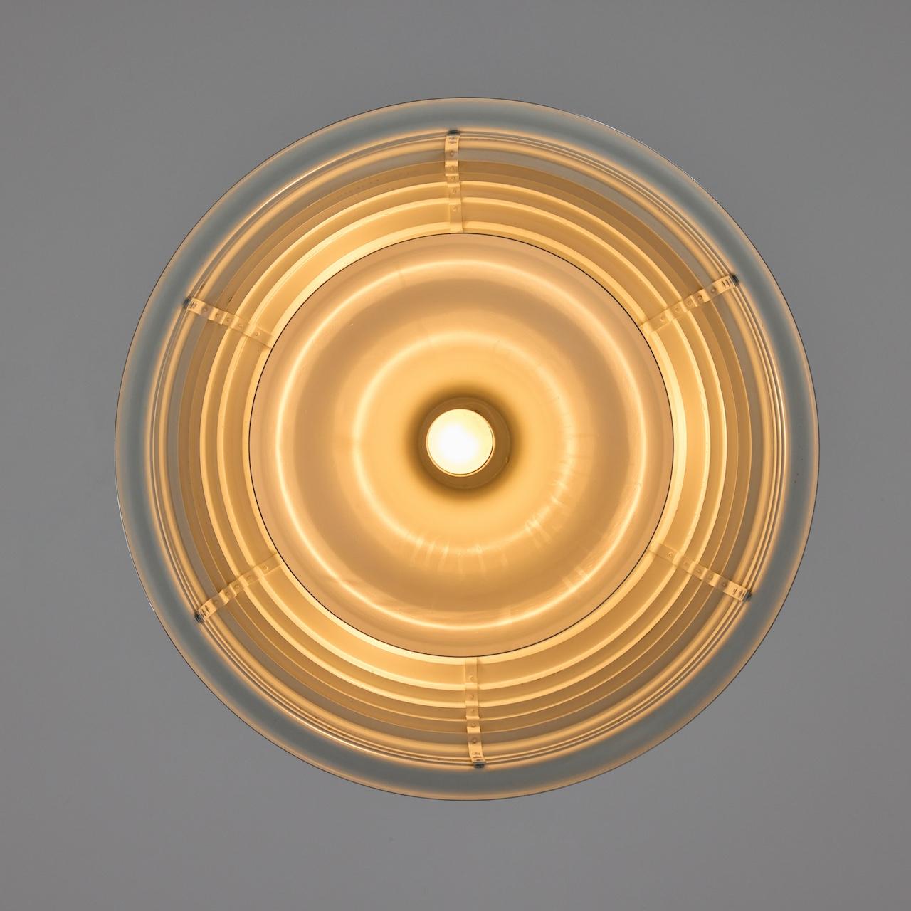 Enameled 'Saturno' Ceiling Light by Kazuo Motozawa for Staff Leuchten For Sale