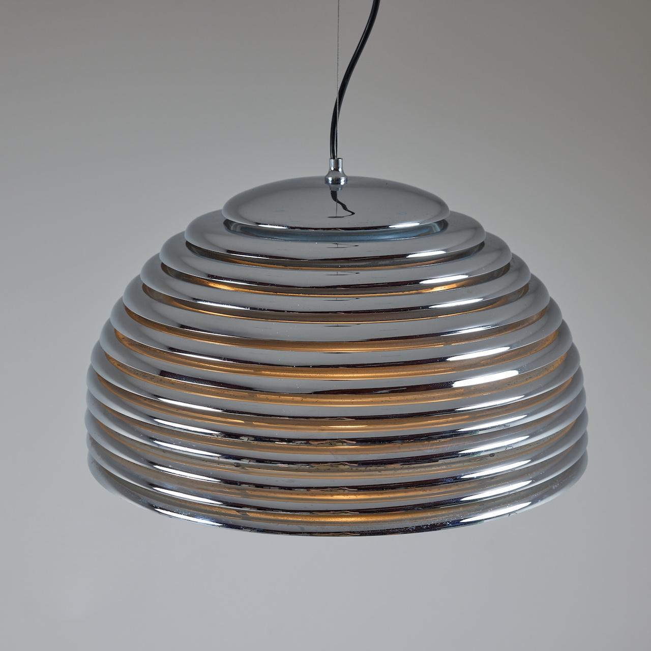 Aluminum 'Saturno' Ceiling Light by Kazuo Motozawa for Staff Leuchten For Sale