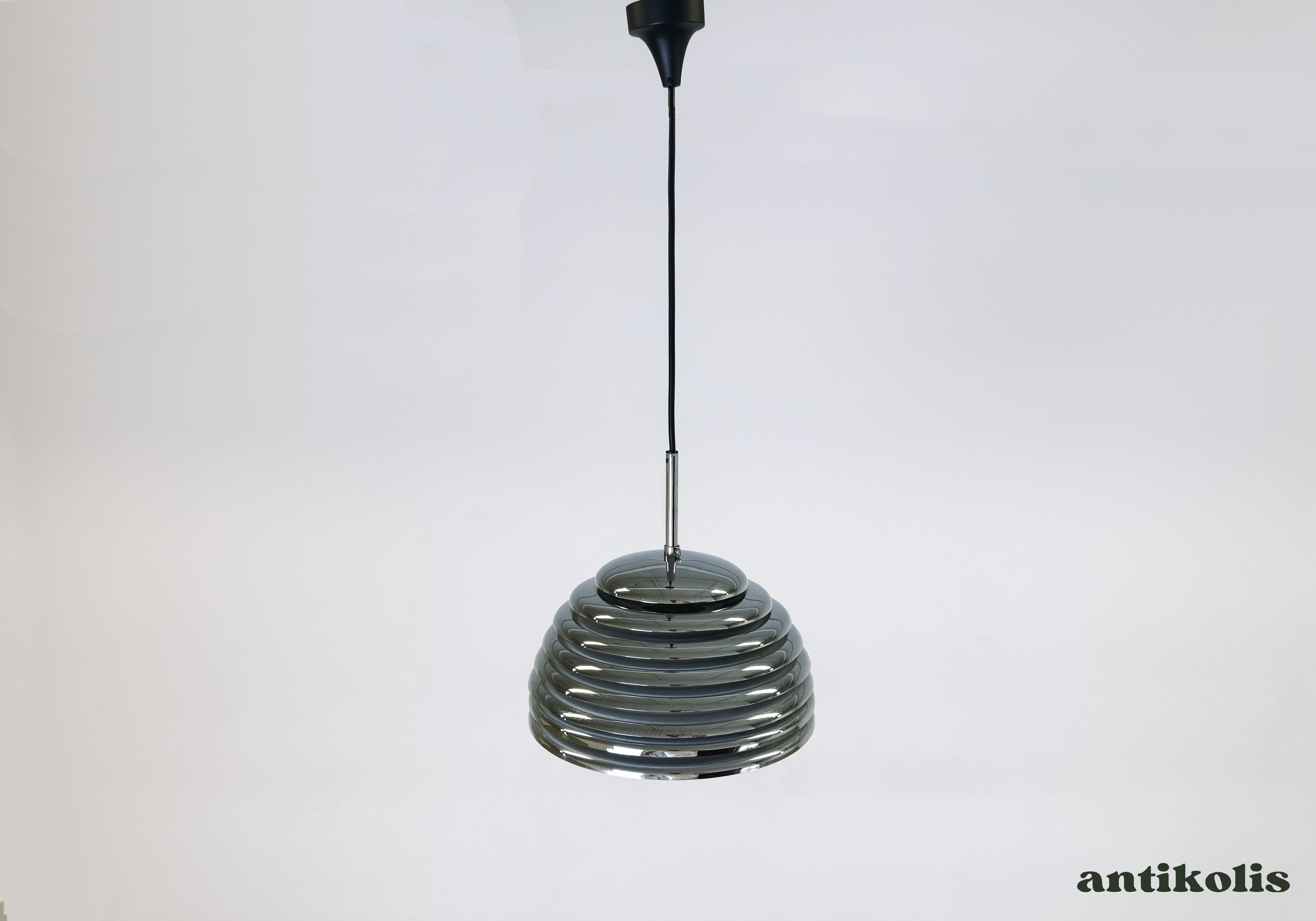 Mid-Century Modern Saturno hanging lamp ceiling light by Kazuo Motozawa for Staff, 1970s model 5635 For Sale