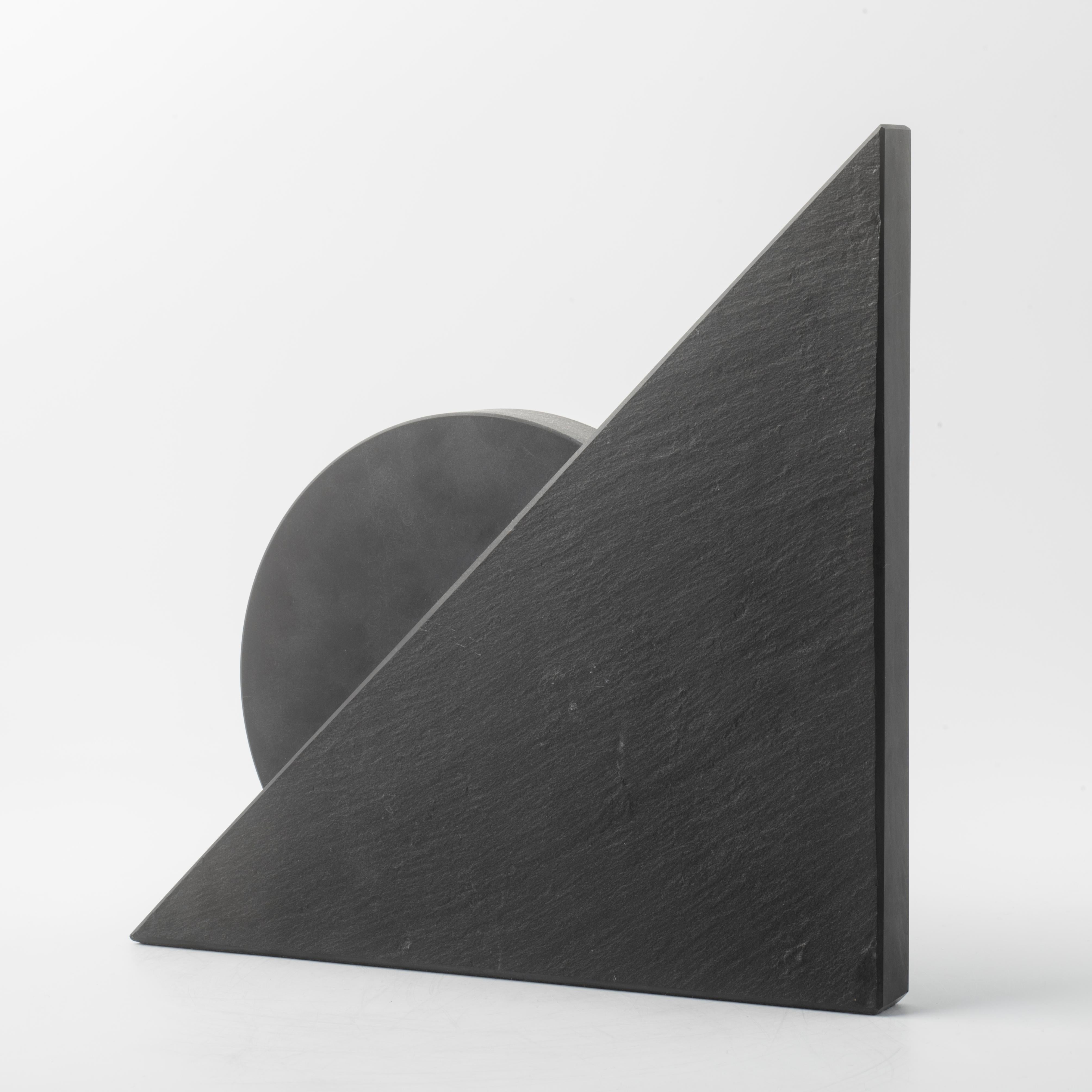 SATURN - Contemporary sculpture in mosaic and slate by Nino Basso In New Condition For Sale In Spilimbergo, IT