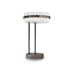 Saturno Table Lamp - Polished Black Nickel