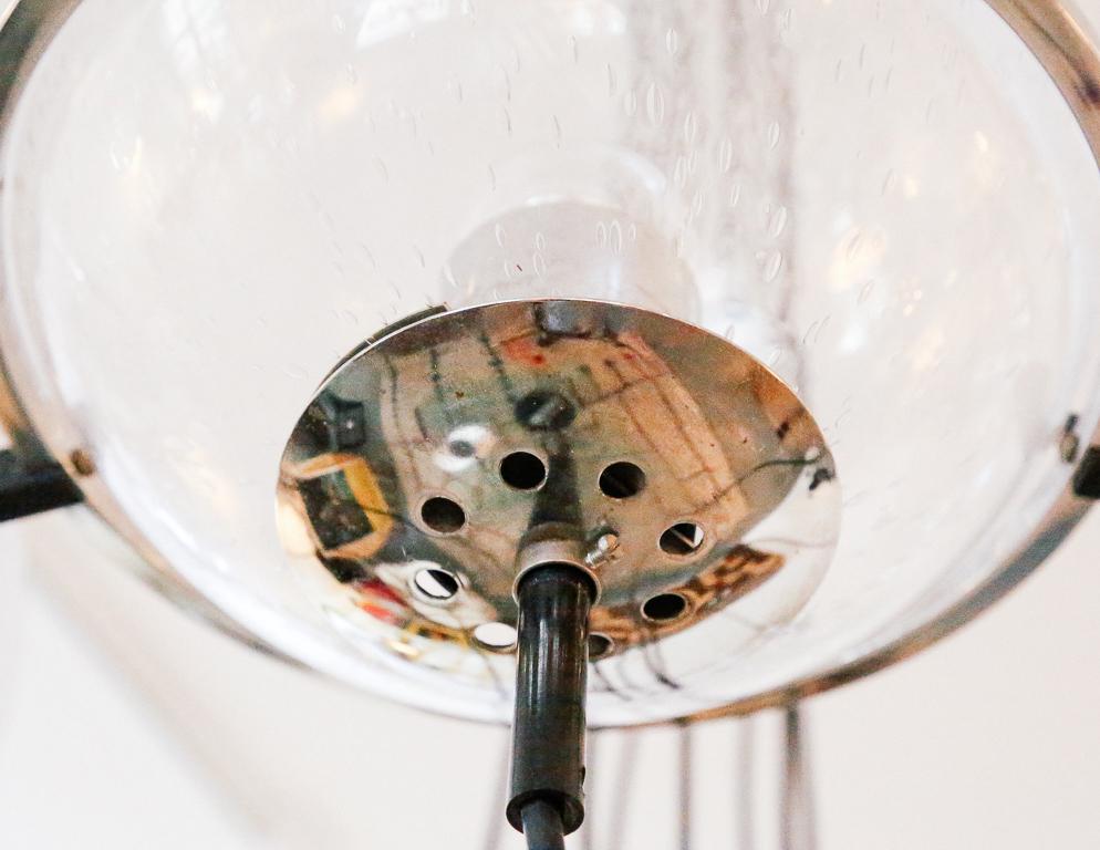 Saturnus Glass Globe Chandelier by RAAK of Holland 2