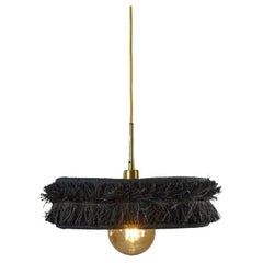 Lampada a sospensione Saturnus Junior nera di SKRYTA