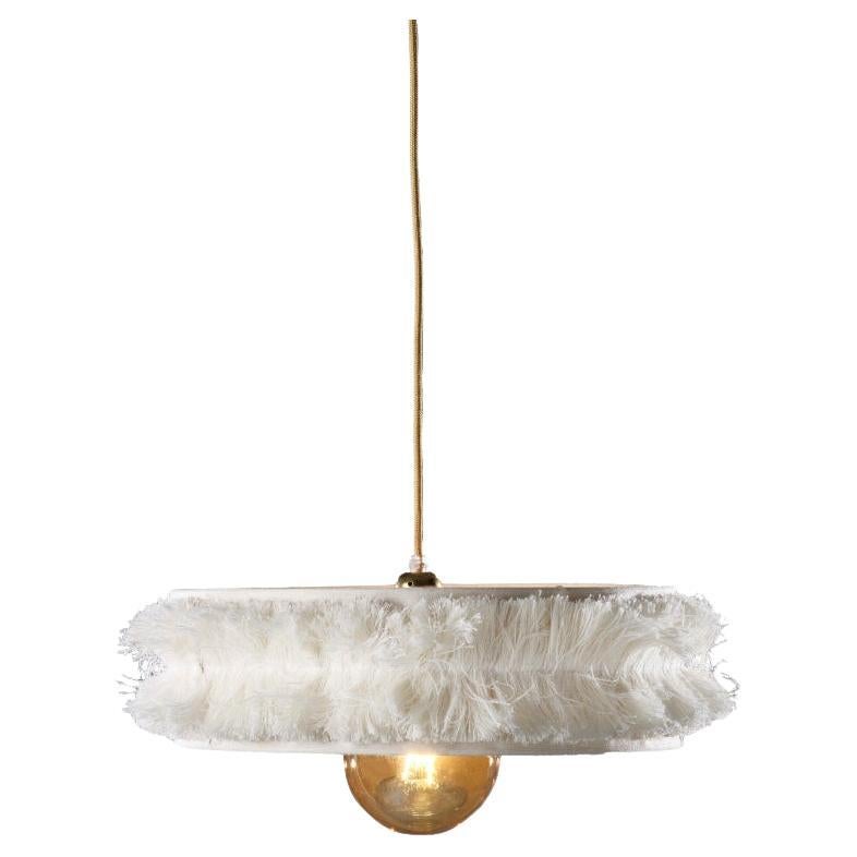 Lampada a sospensione Saturnus Junior White di SKRYTA