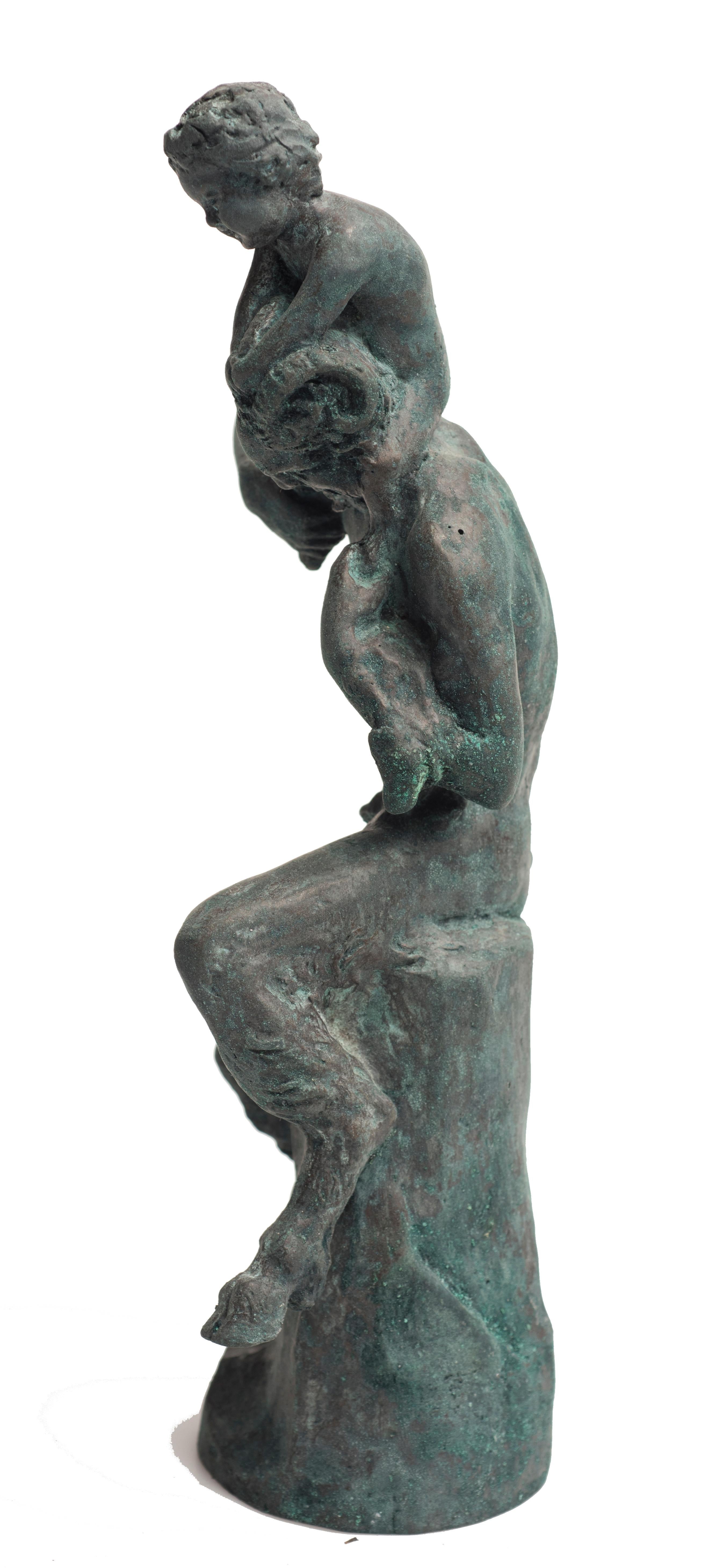 Satyr-Skulptur von Aurelio Mistruzzi, Italien, 1930 (Mitte des 20. Jahrhunderts) im Angebot