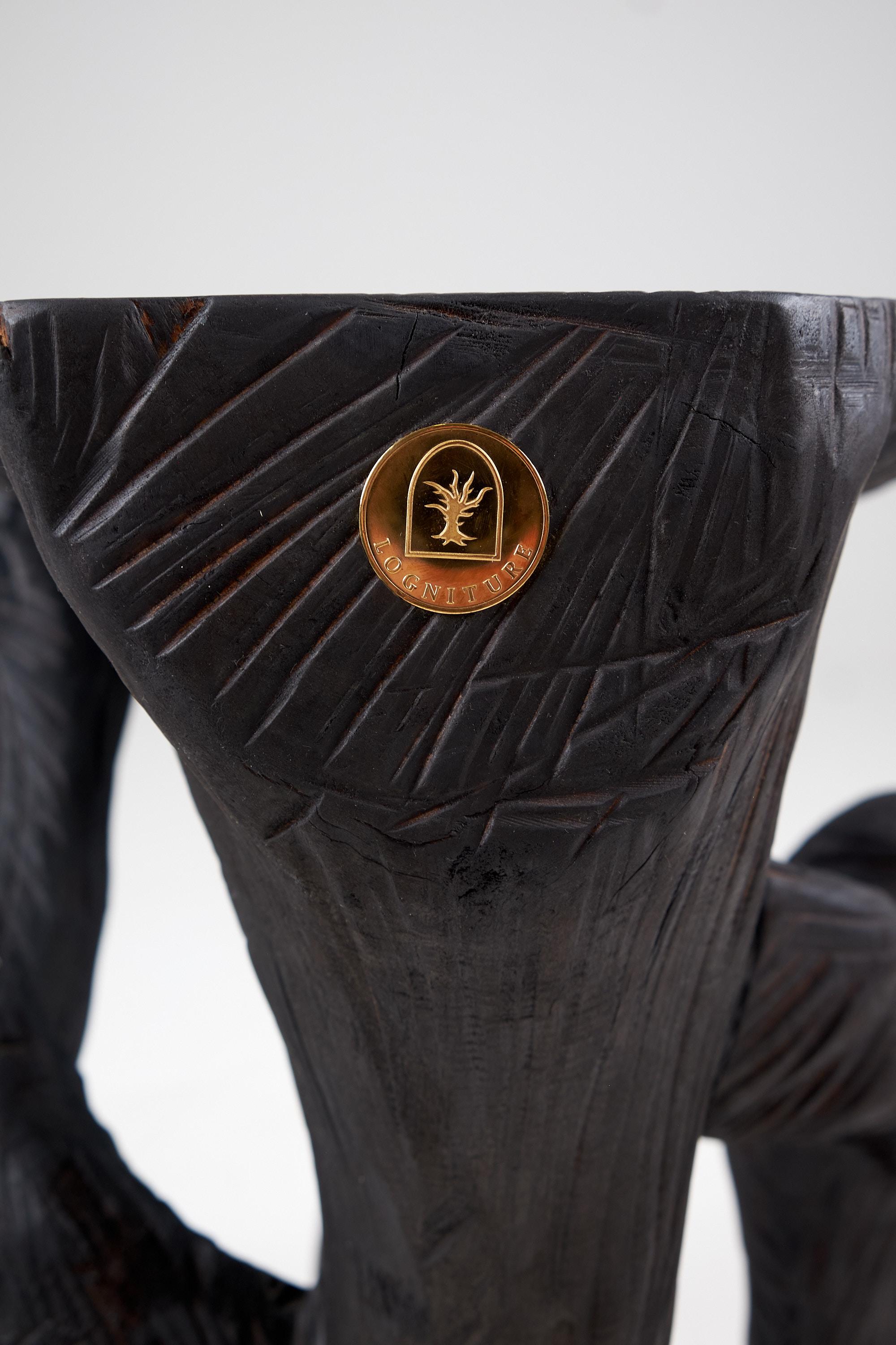 Satyrs, Massivholz-Skulptur, Beistelltisch Original Contemporary Design im Angebot 7