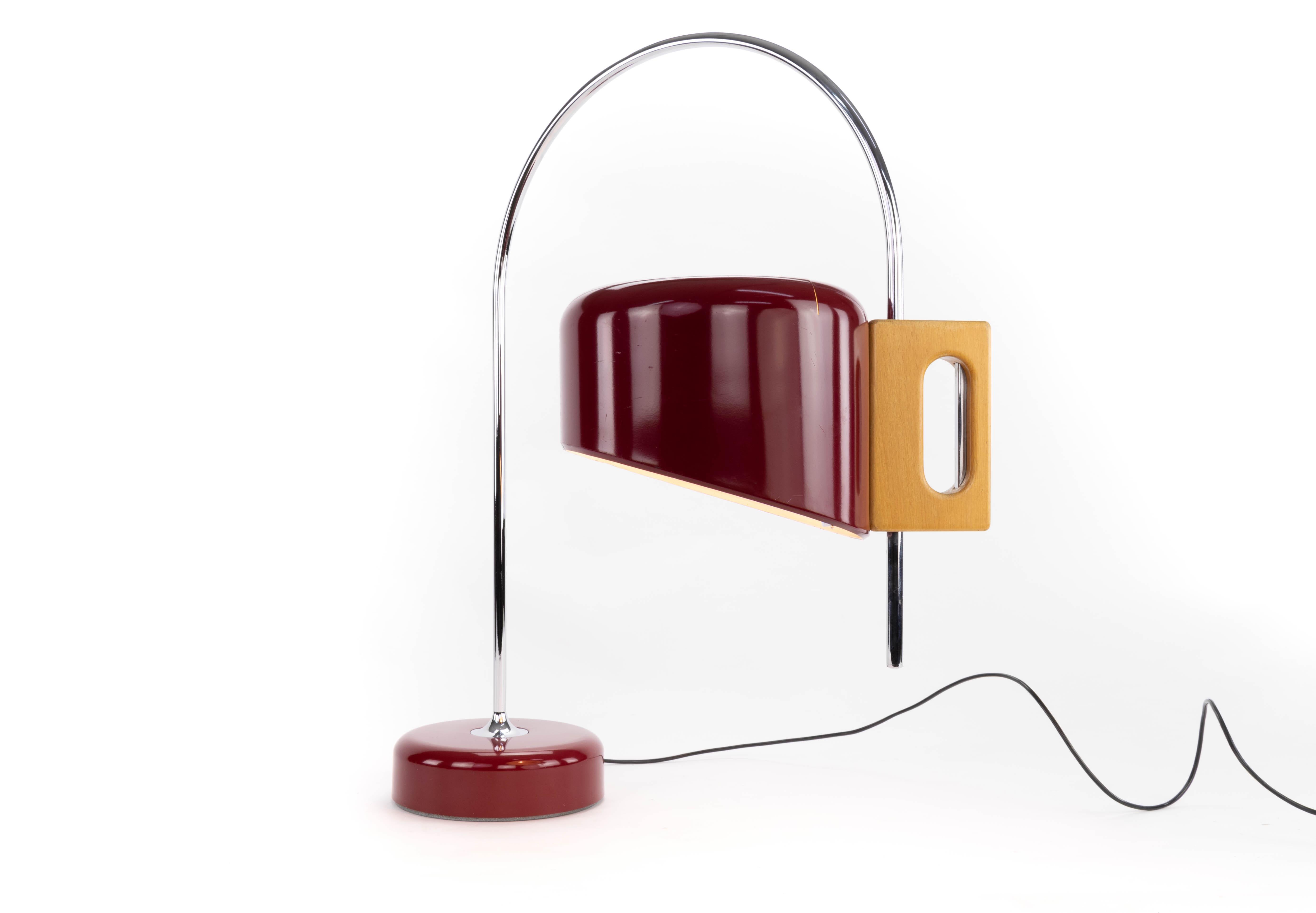 Sauce Mid-Century Modern Arc Table Lamp by Face Spain 1960 8