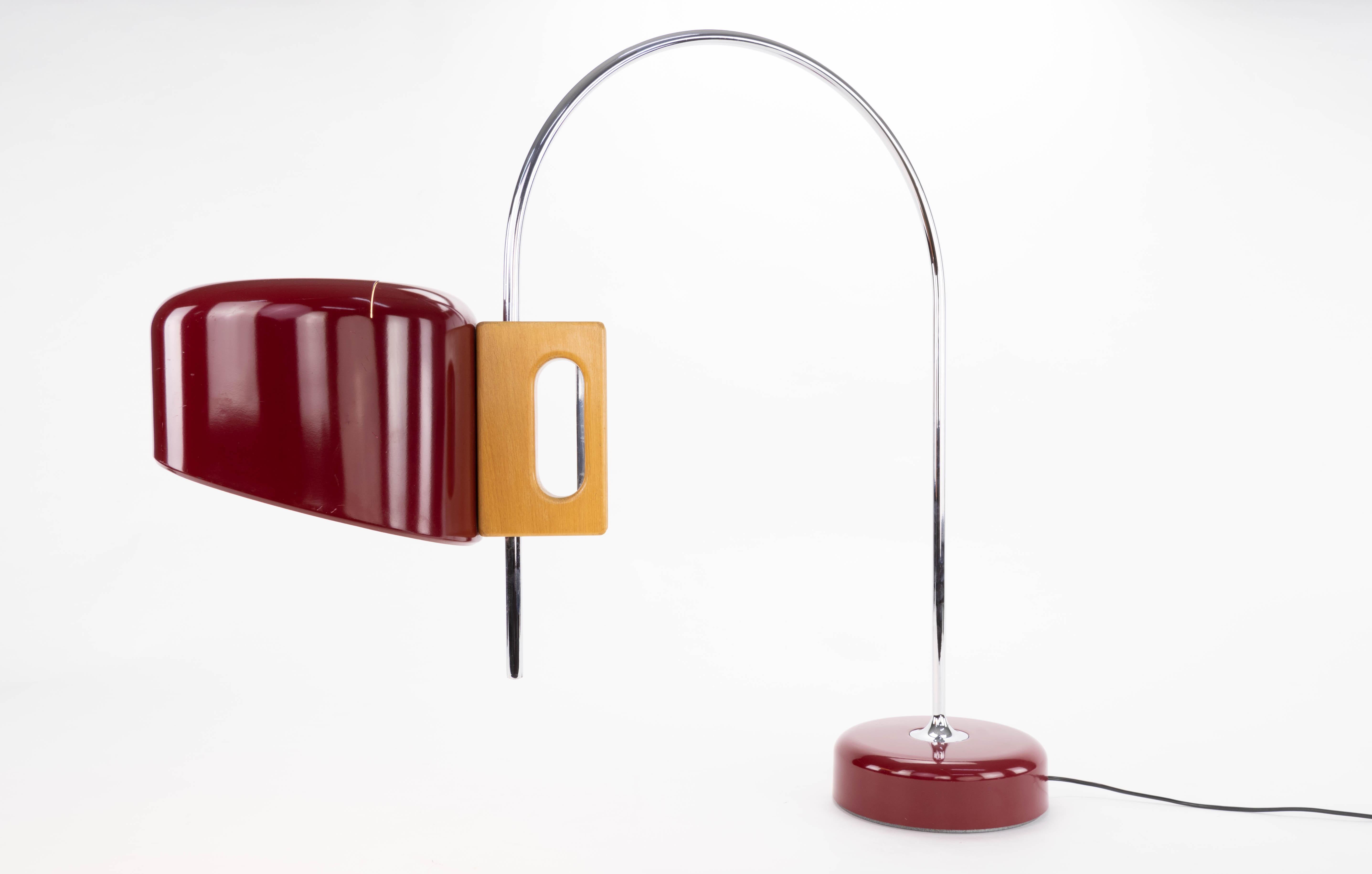 Sauce Mid-Century Modern Arc Table Lamp by Face Spain 1960 In Good Condition In Escalona, Toledo