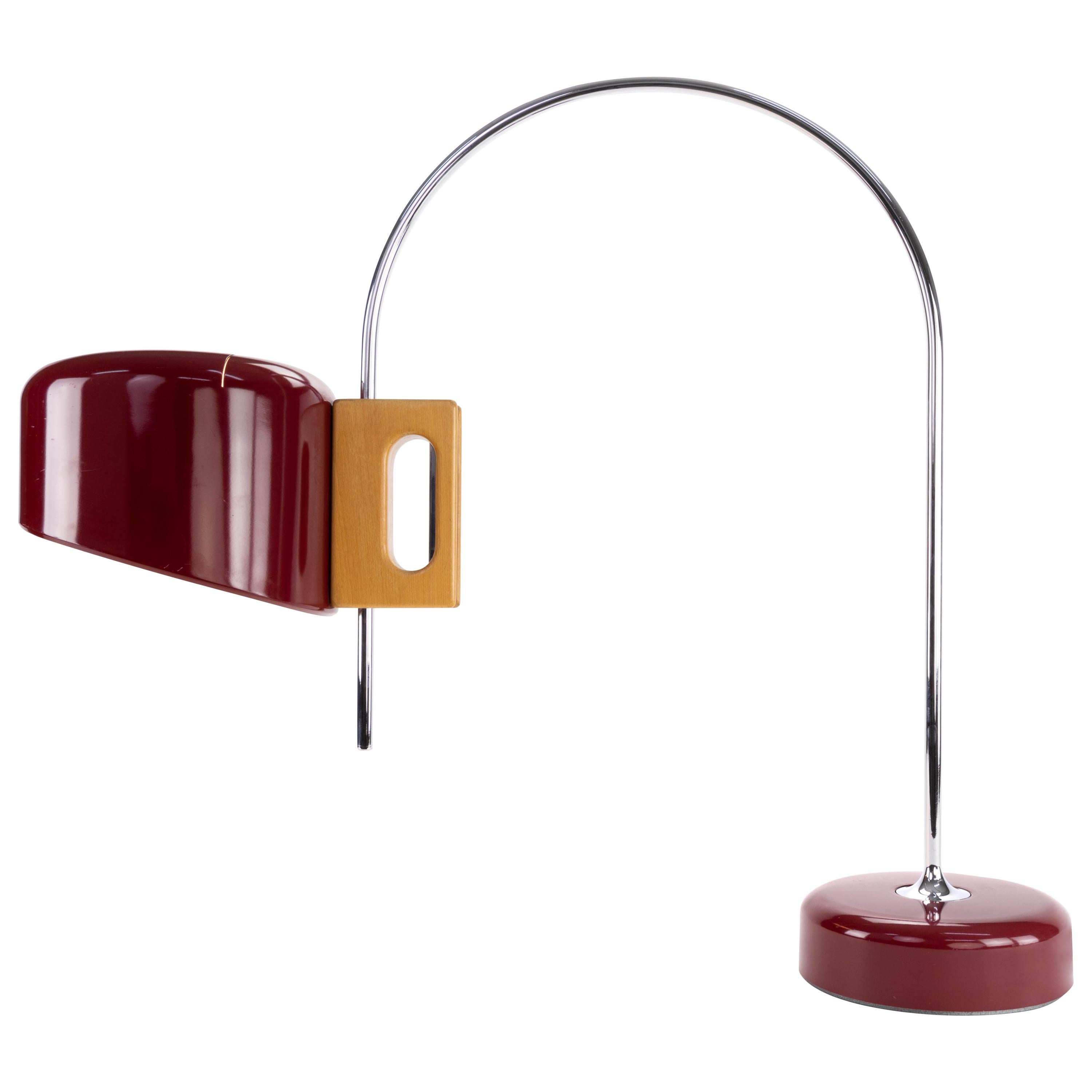 Sauce Mid-Century Modern Arc Table Lamp by Face Spain 1960