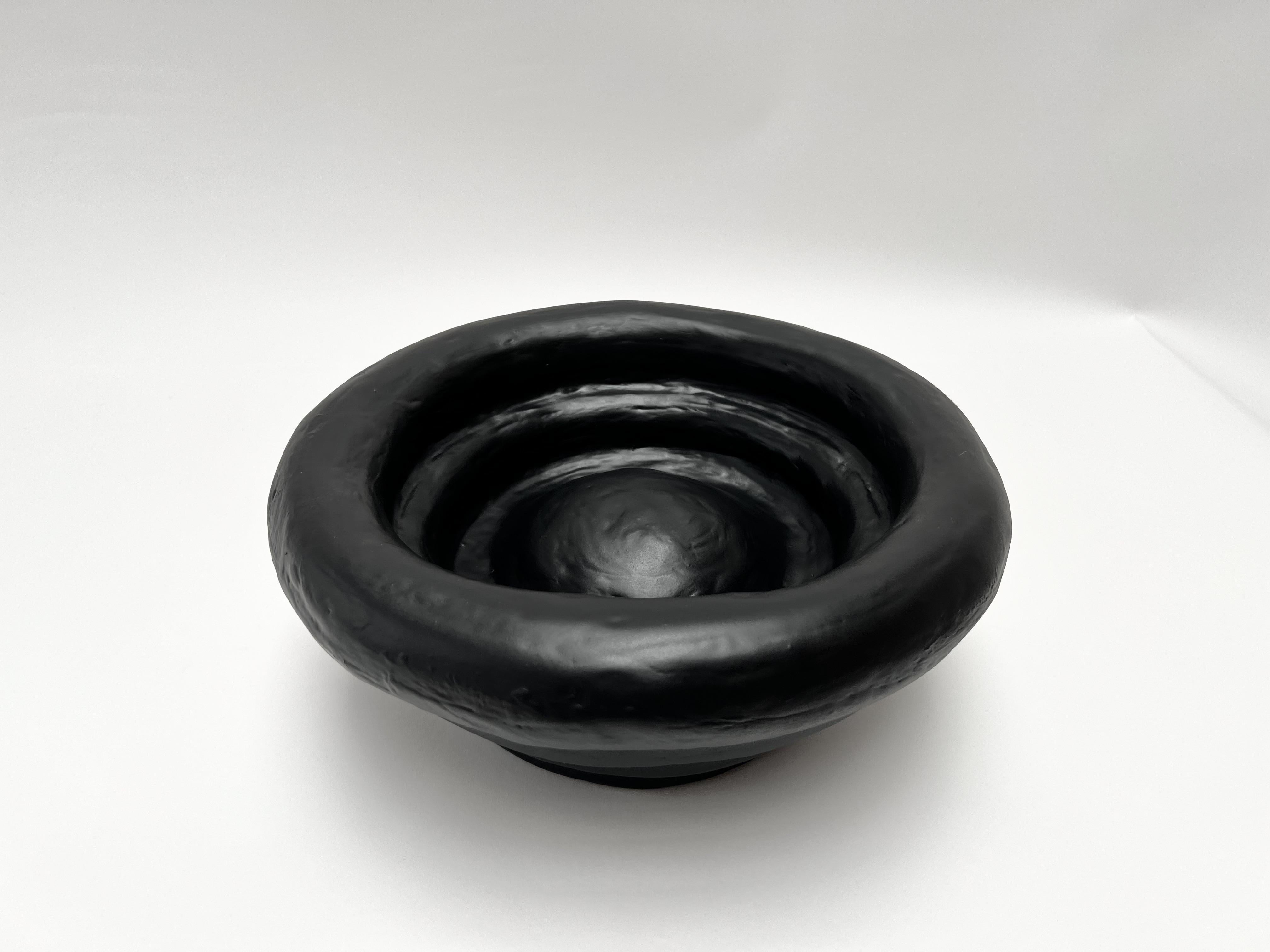 American Saucer Fruit Bowl in Gypsum & Fiberglass by Brent Warr Studios For Sale