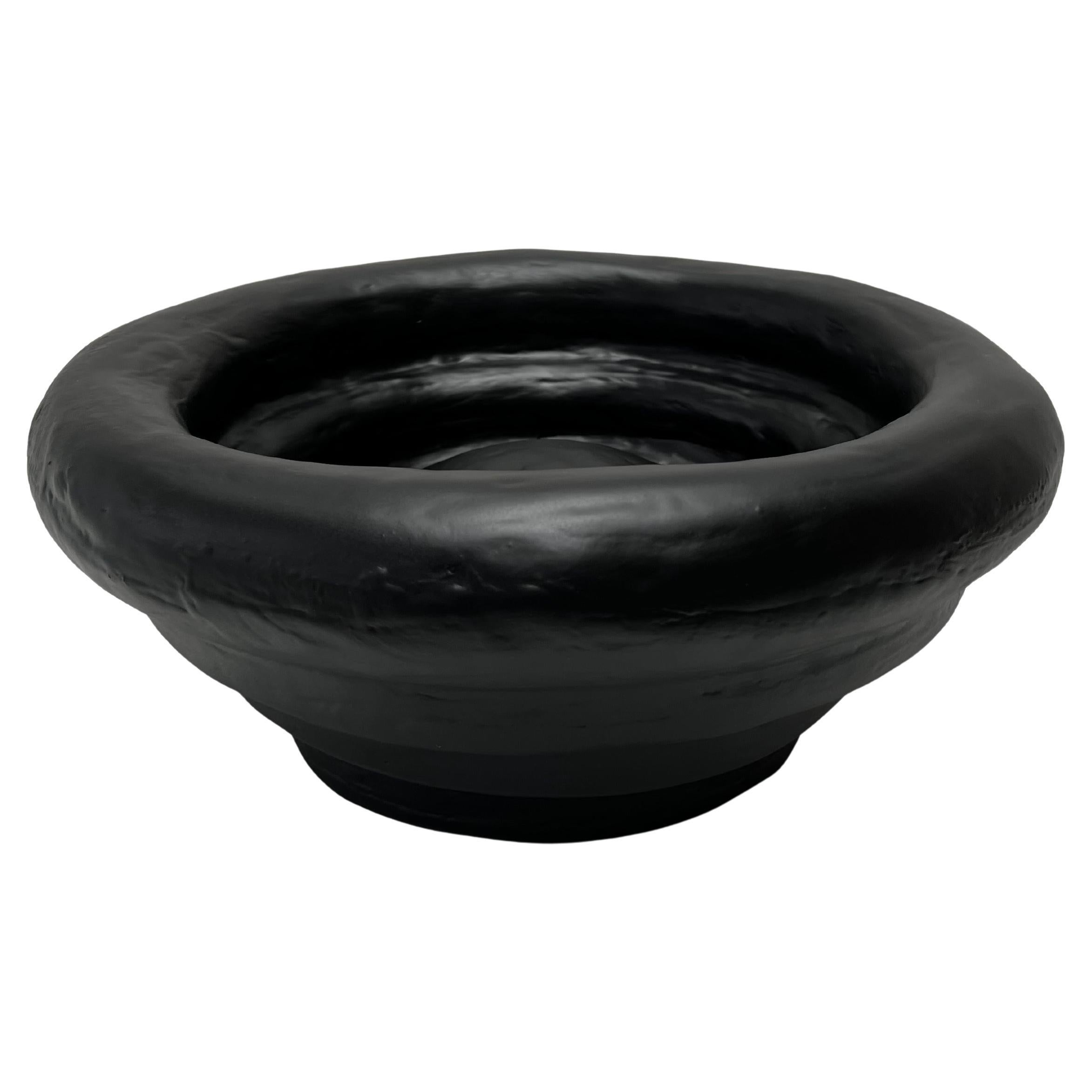 Saucer Fruit Bowl in Gypsum & Fiberglass by Brent Warr Studios For Sale