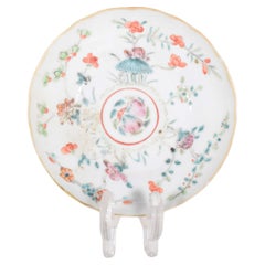 Saucer in Chinese Porcelain for Export, Qing Dynasty