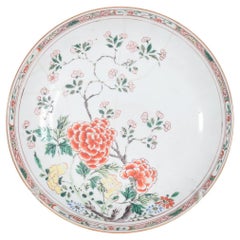 Saucer in Chinese Porcelain for Export, Qing Dynasty