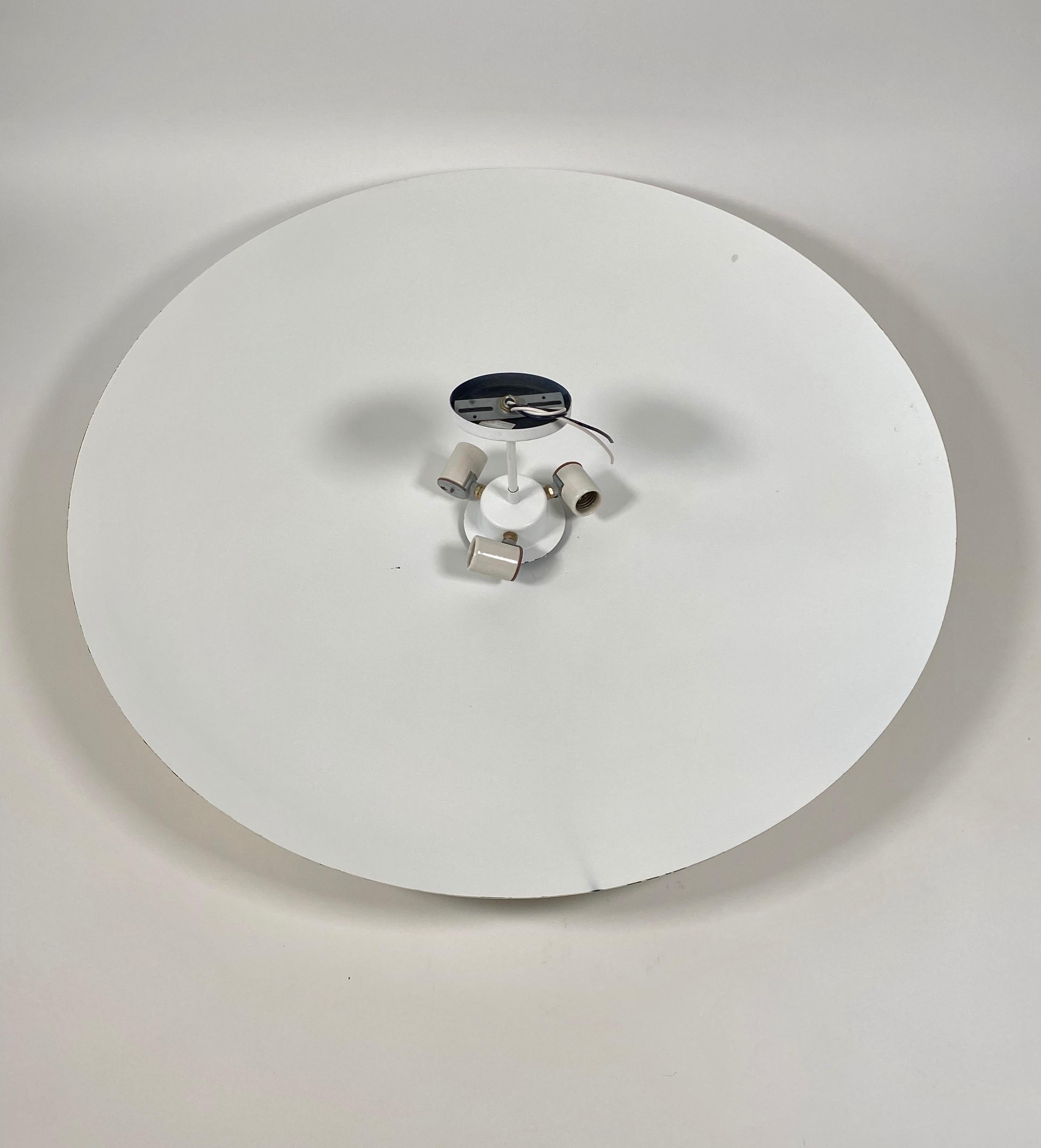 Hand-Crafted Saucer Lamp Designed by Esther & Gross Wood Bay Area Design Nova Lighting