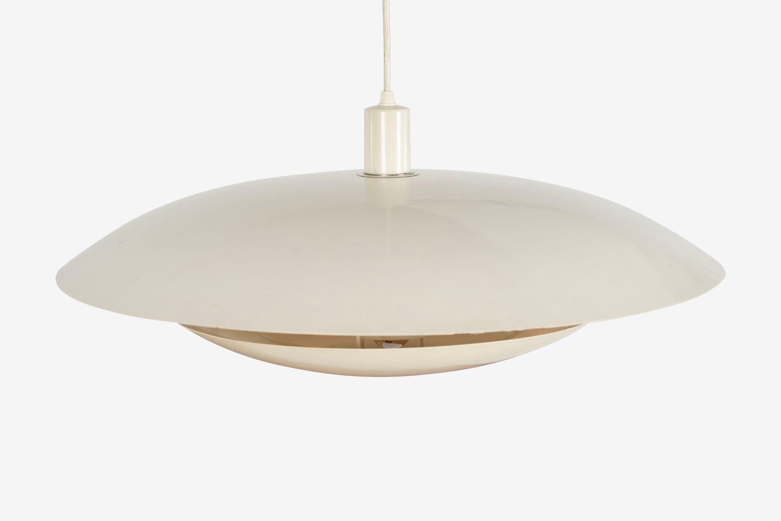 Mid-20th Century Saucer Pendant Lamp