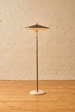 Saucer Shade Floor Lamp in the Manner of Giussepi Ostuni
