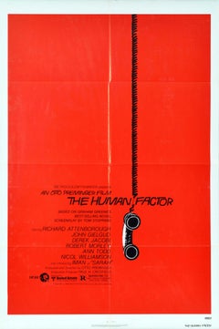 Original Vintage Film Poster The Human Factor Graham Greene Otto Preminger Movie