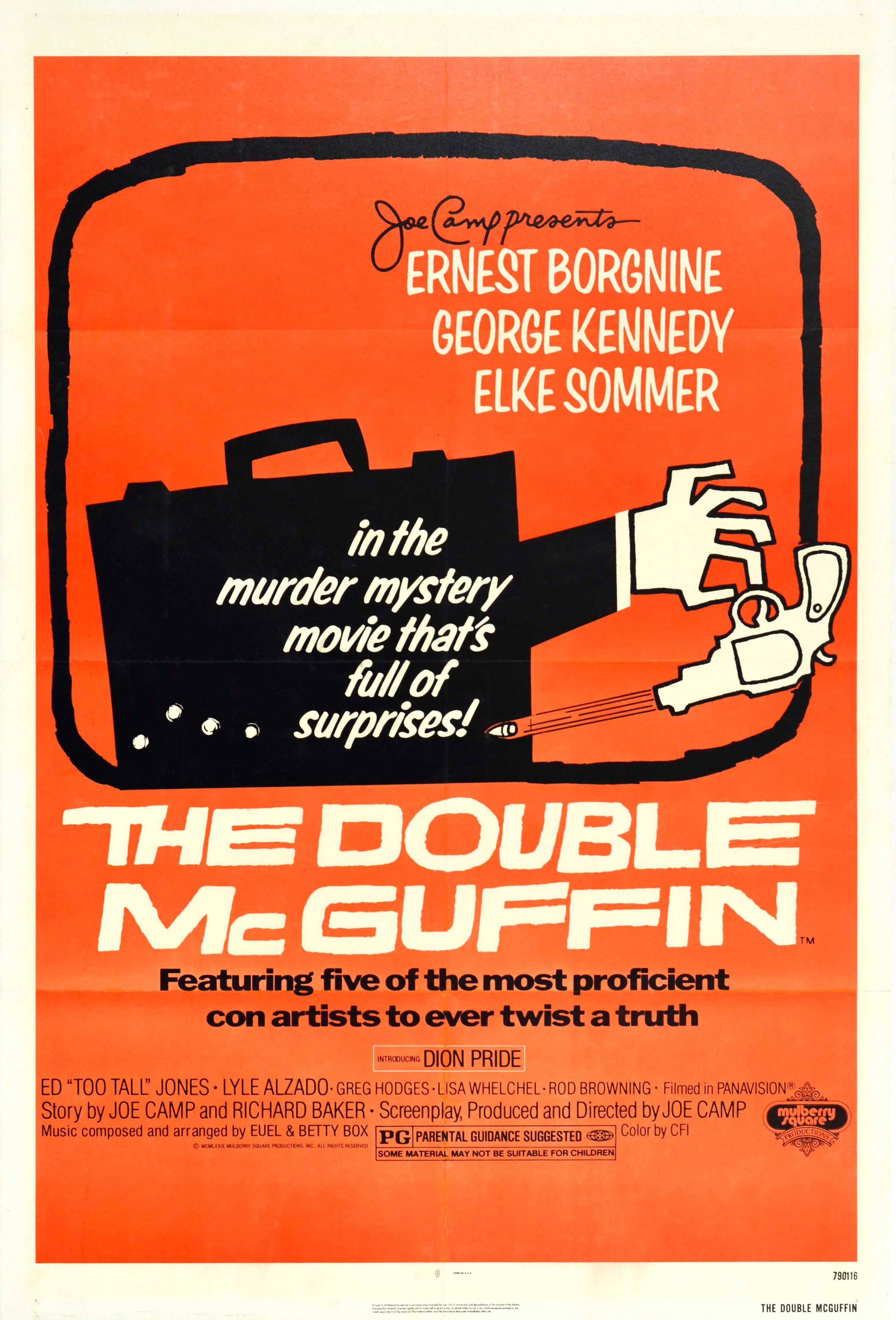 Saul Bass Print - Original Vintage Poster For The Double McGuffin Con Artists Murder Mystery Movie