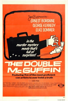 Original Vintage Poster For The Double McGuffin Con Artists Murder Mystery Movie