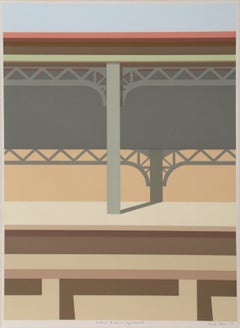 Harlem Division Line, Signed Photorealist Screenprint by Saul Chase
