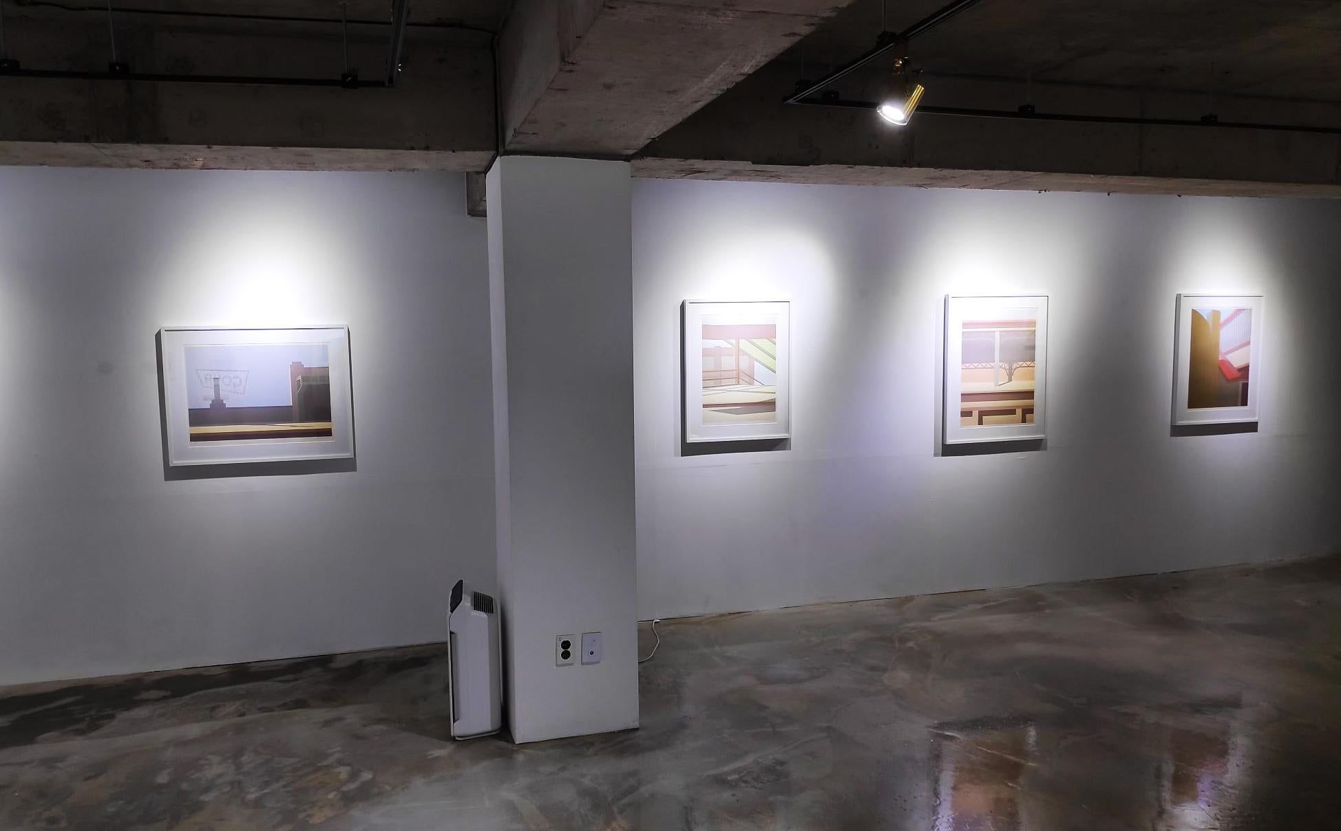 Ramp With a Red Roof - Print by Saul Chase