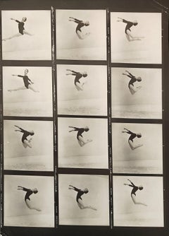 "Carolyn Brown" Saul Leiter, 3 Contact Sheets, Fluxus, Ballet Photography