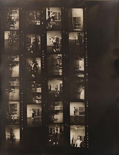 "Merce Cunningham" Saul Leiter, 2 Contact Sheets, Fluxus Movement, Ballet