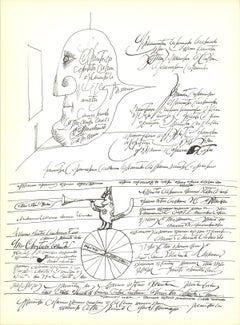 1966 Saul Steinberg 
Critical Thinking
 Modernism Black 
White, White France Lit