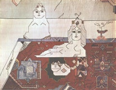 1977 Saul Steinberg „Persischer Teppich (kein Text)“ 