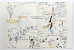 (nach) Saul Steinberg – Lithografie