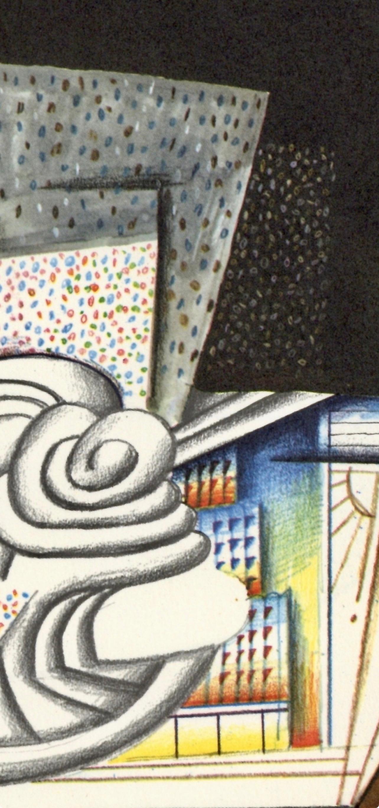 Saul Steinberg, Chrysler Building, L'édition de tête (after) For Sale 6