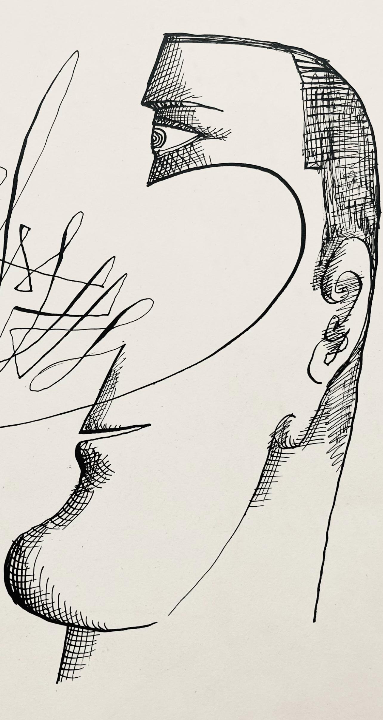 Saul Steinberg, Composition, L'édition de tête (after) For Sale 1