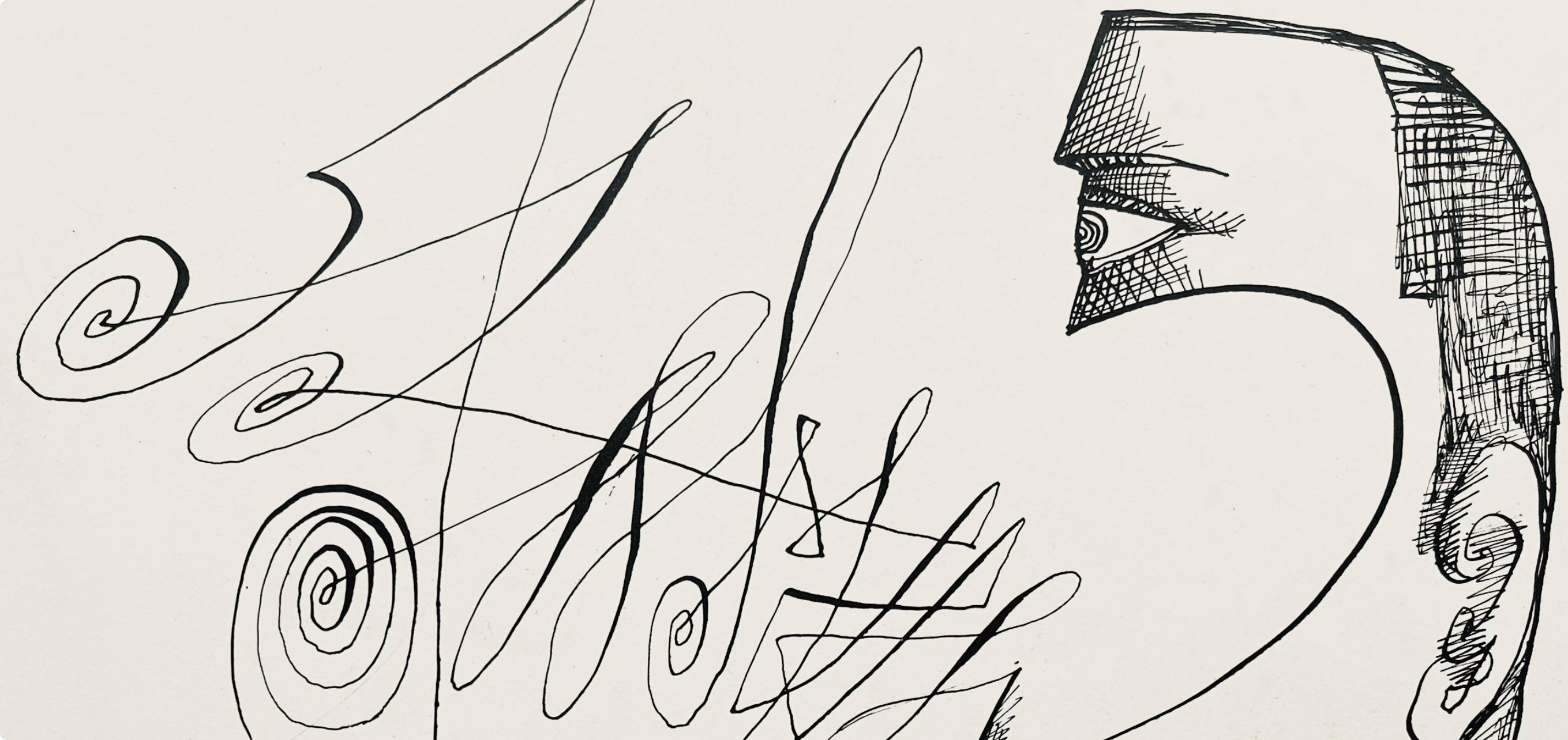 Saul Steinberg, Composition, L'édition de tête (after) For Sale 2