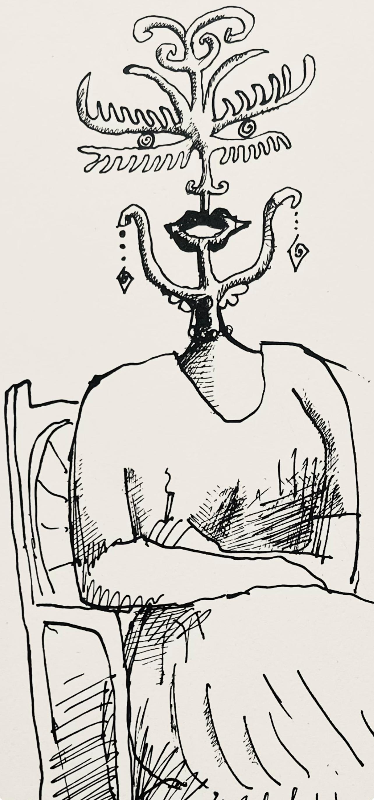 Saul Steinberg, Composition, L'édition de tête (after) For Sale 3