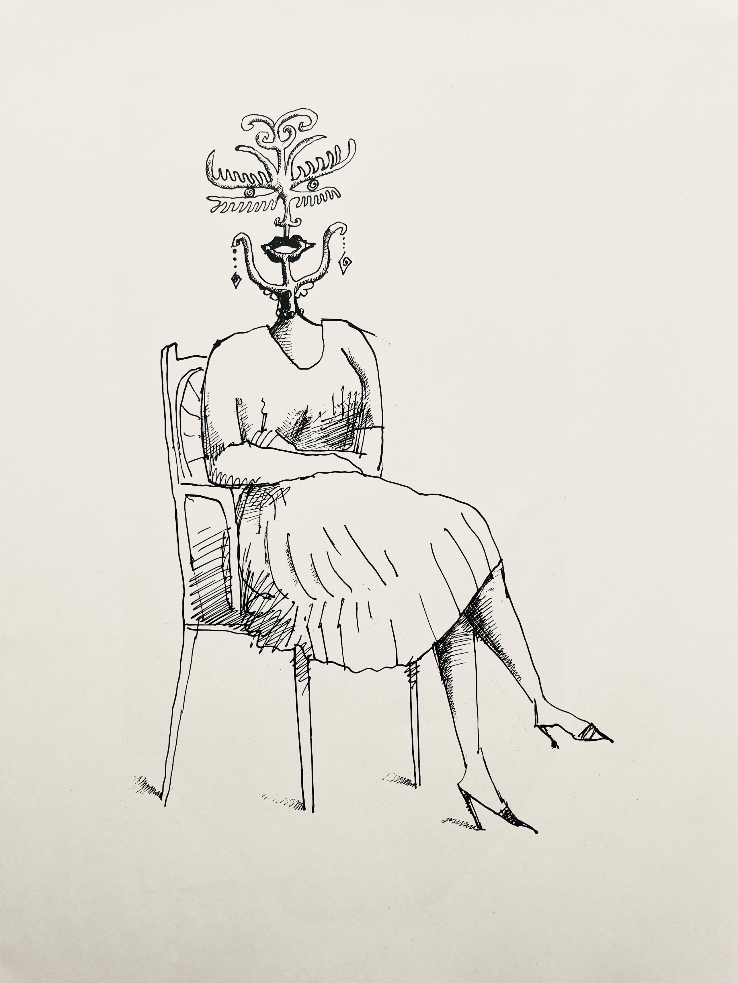 Saul Steinberg, Composition, L'édition de tête (after) For Sale 4
