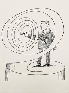 Saul Steinberg, Composition, L'édition de tête (after)