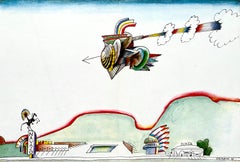 Saul Steinberg, Composition, L'édition de tête (after)