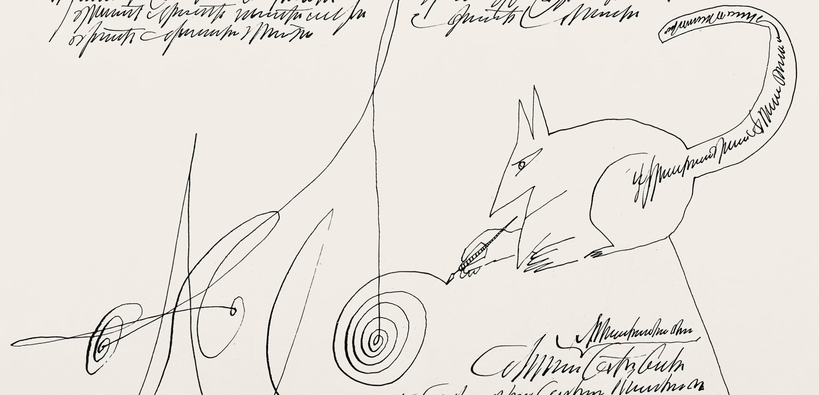 Saul Steinberg, Carta falsa, L'édition de tête (después) en venta 1