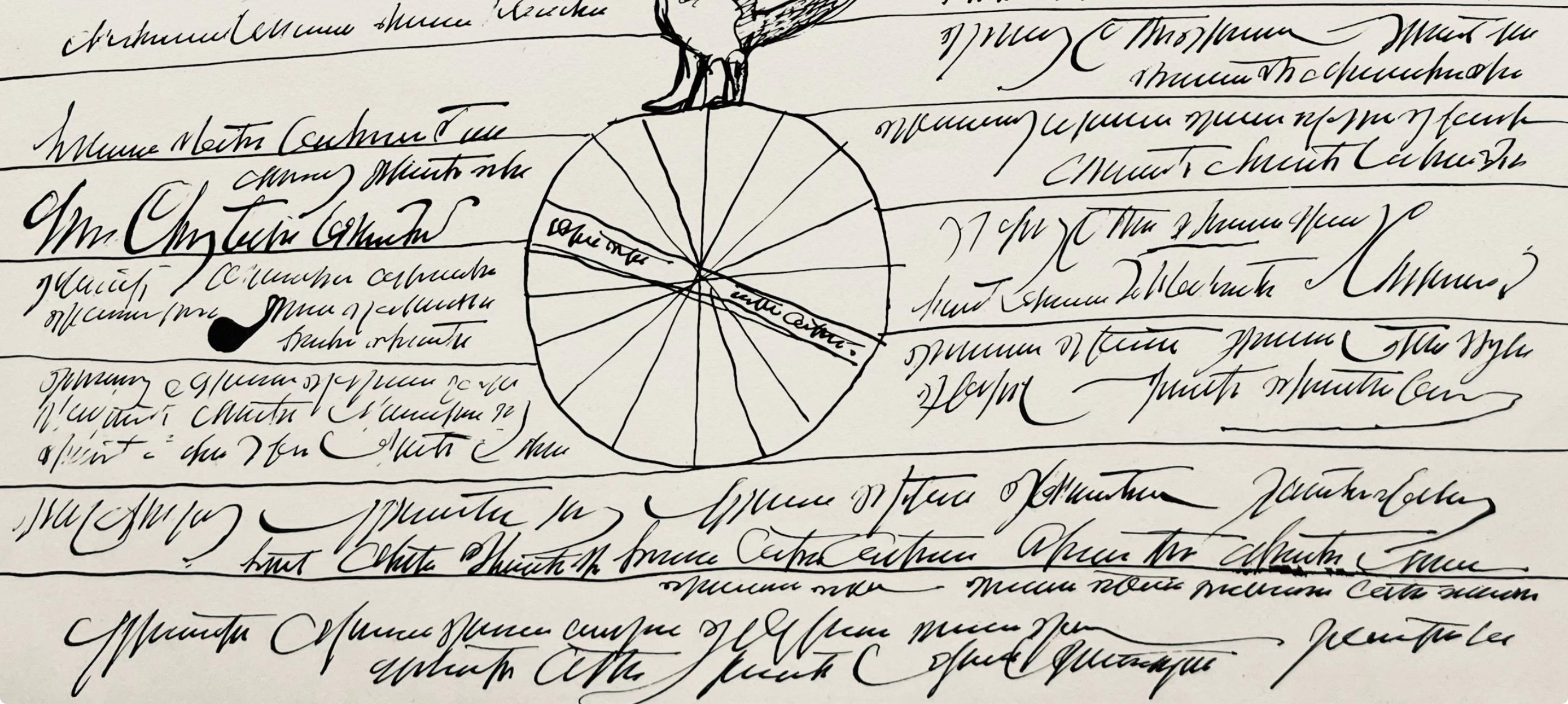 Saul Steinberg, False Letter, L'édition de tête (after) 4