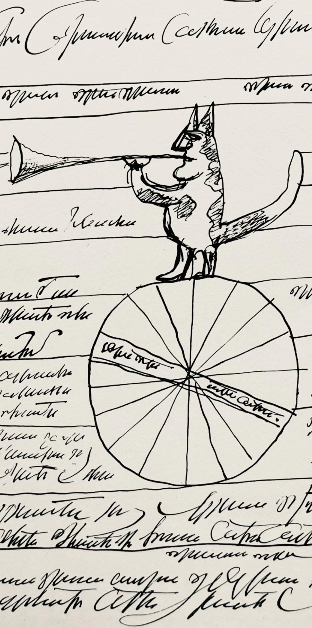 Saul Steinberg, False Letter, L'édition de tête (after) 5