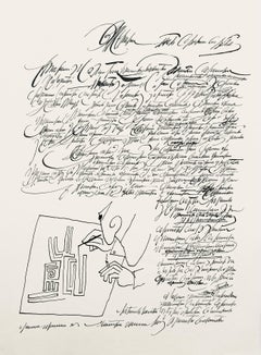 Saul Steinberg, False Letter, L'édition de tête (after)