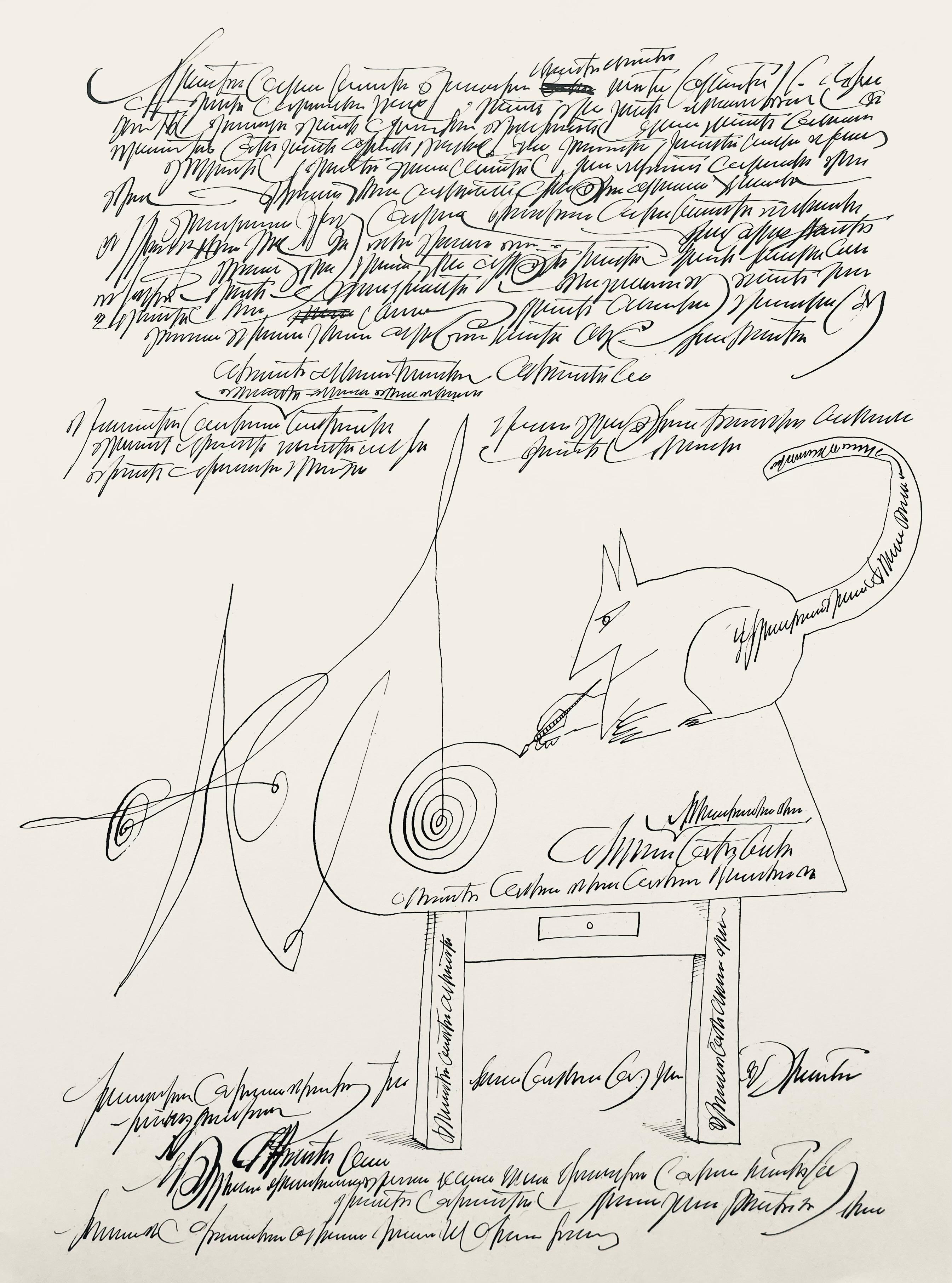 Litografía sobre papel vélin de Lana. Inscripción: Sin firmar y sin numerar, tal como se emitió. Buen estado. Notas: De la edición en folio, tête, Consacré a Steinberg, Derrière le miroir, N° 157, 1966. Publicado por Maeght Éditeur, París; impreso