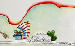 Saul Steinberg lithograph 1970s (Saul Steinberg prints)