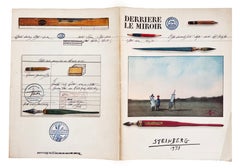 Saul Steinberg Lithographie-Deckel ca. 1969