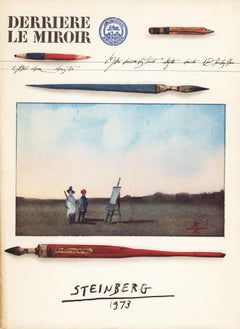 Couverture lithographique de Saul Steinberg vers 1969 