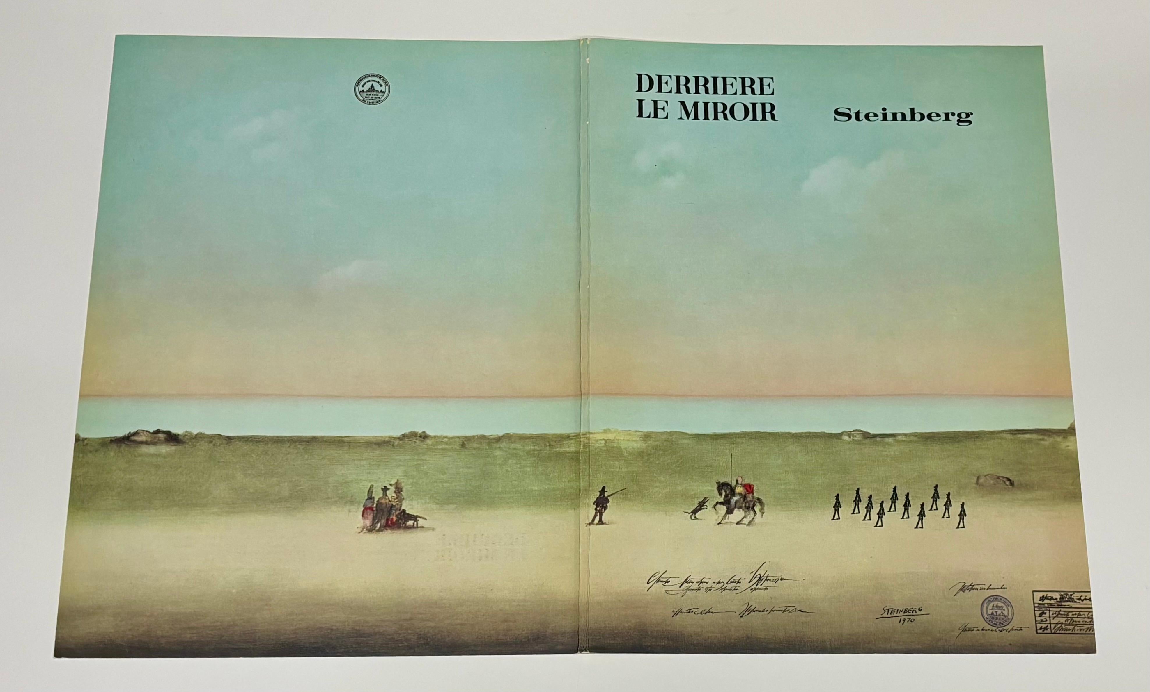 Saul Steinberg lithographic cover c.1970 For Sale 3